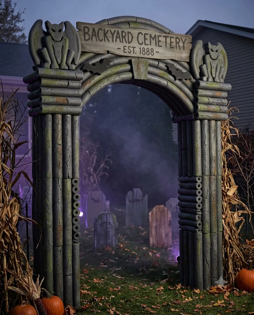 Backyard Graveyard Archway