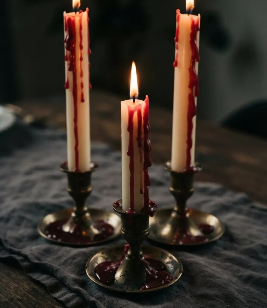 Bleeding Taper Candles