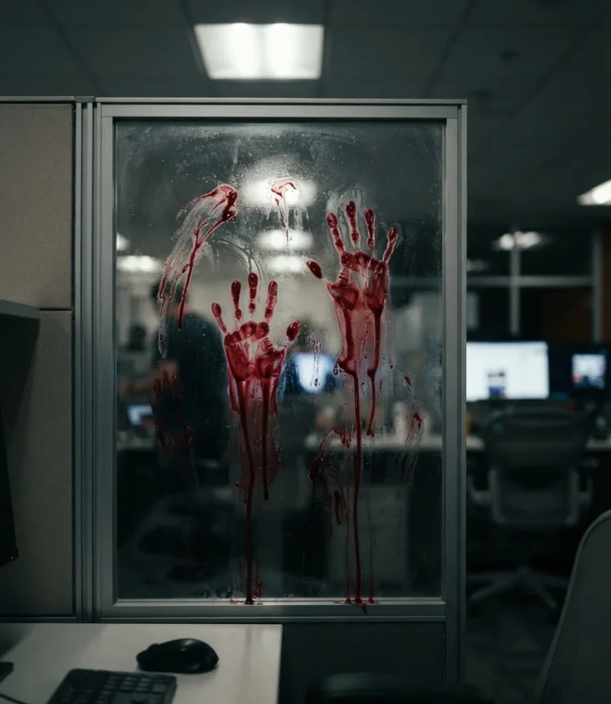 Bloody Window Clings