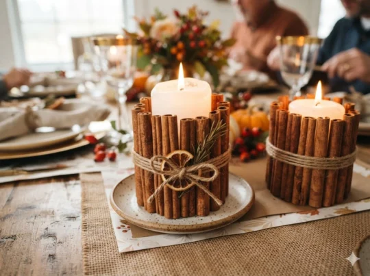 Cinnamon Stick Candle Sleeves