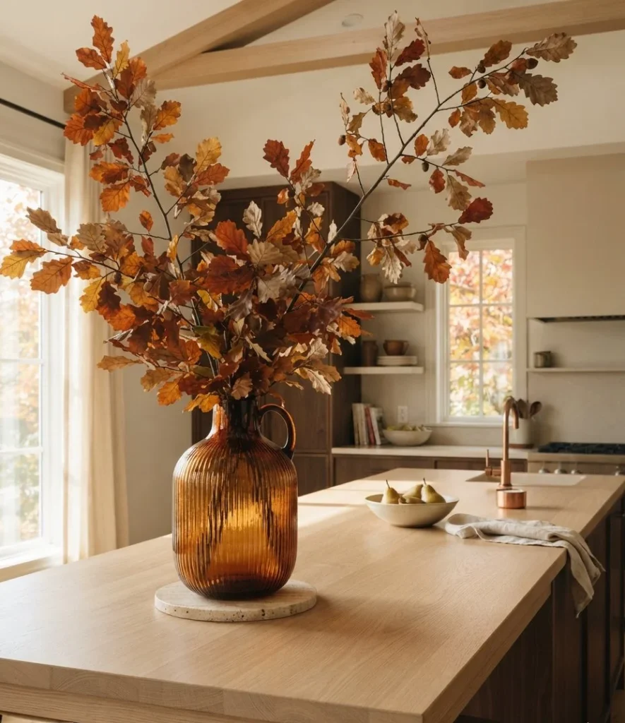 Copper Oak-Branch Island Display