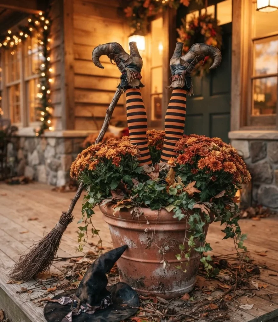 Crash-Landed Witch Planters