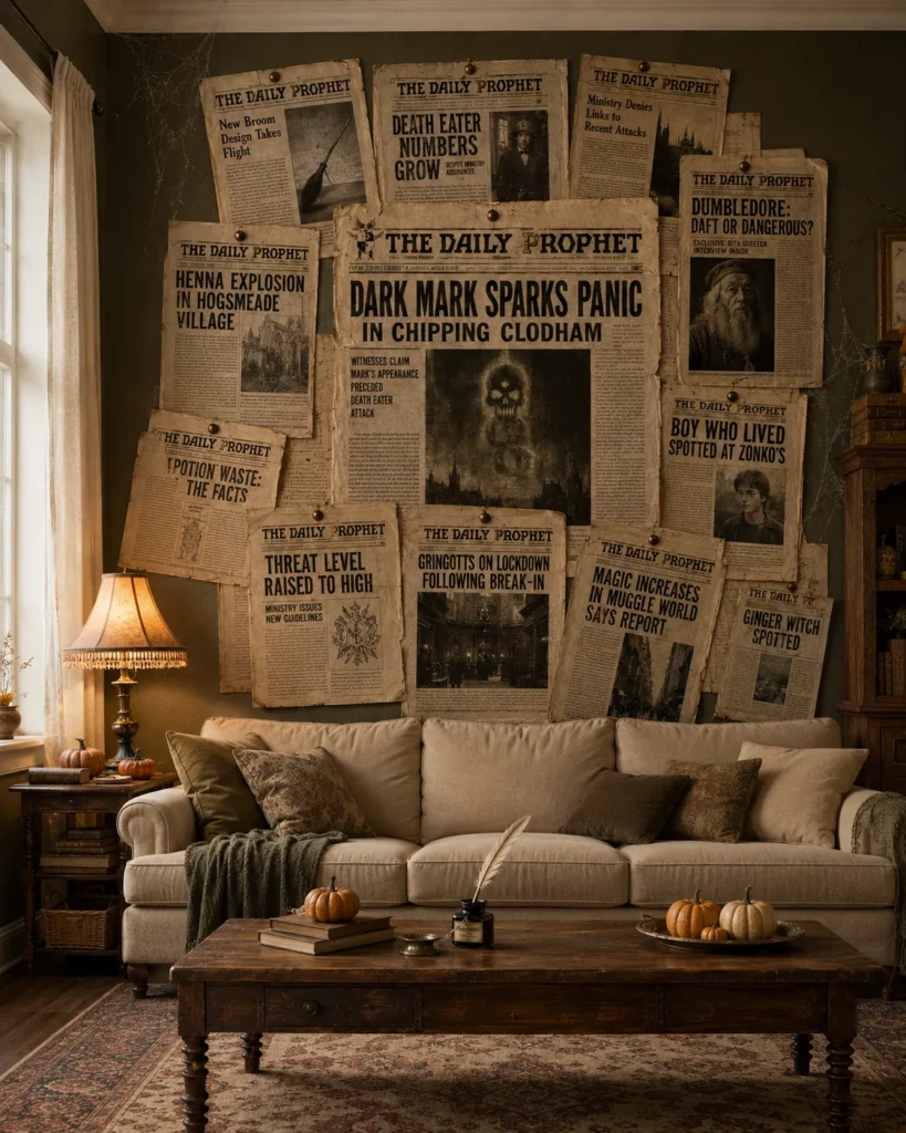 Daily Prophet Newspaper Collage Wall