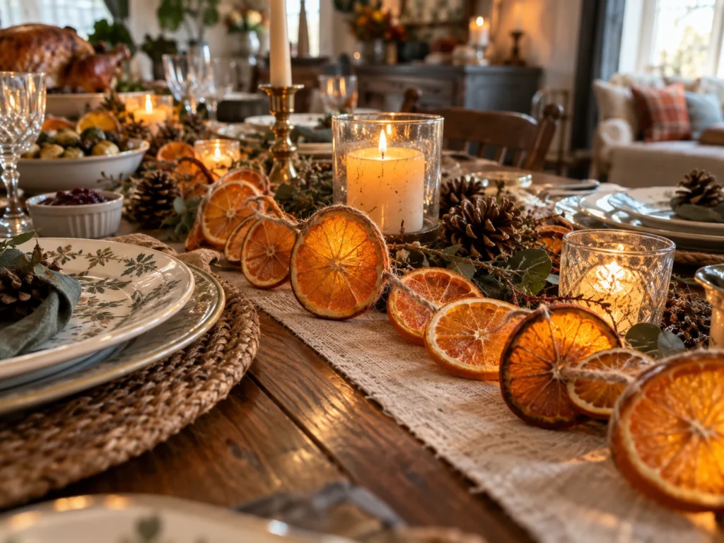 Dehydrated Orange Slice Garland