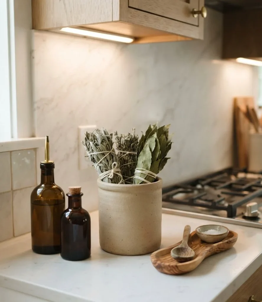 Dried-Herb Kitchen Crock