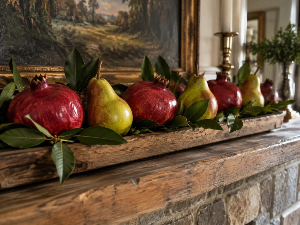 Edible Pomegranate and Pear Ledge