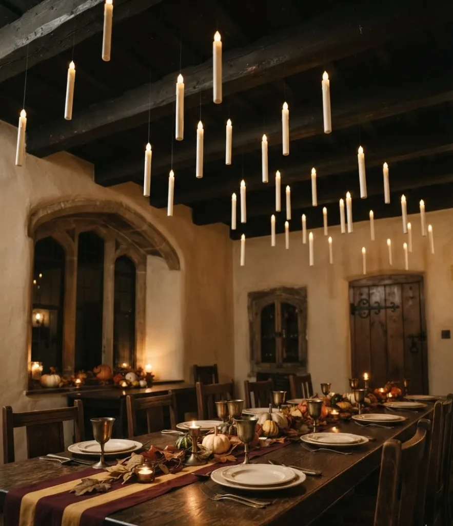 Floating Candles Great Hall Ceiling