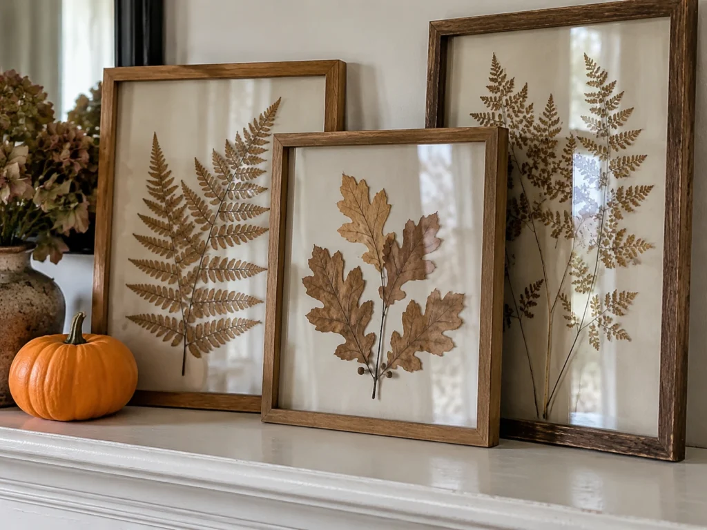 Layered Framed Pressed Botanicals