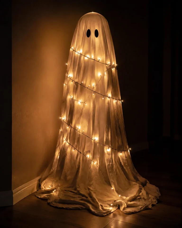 Lit-Up Sheet Ghost Photoshoot Corner