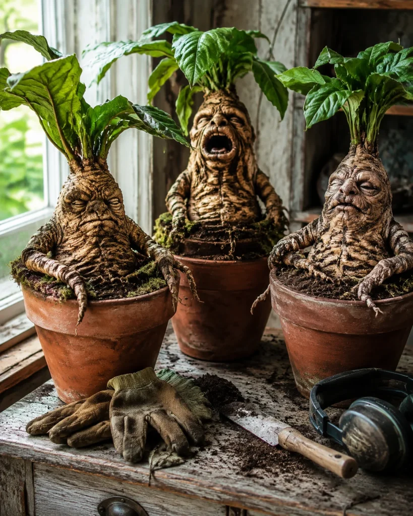 Mandrake Plant Potting Station