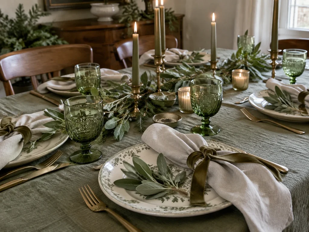 Monochromatic Sage and Olive