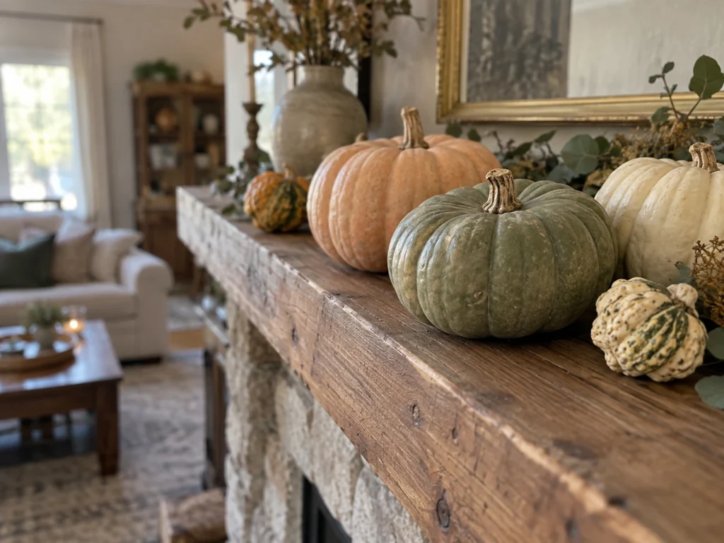 Muted Heirloom Pumpkin Ledge
