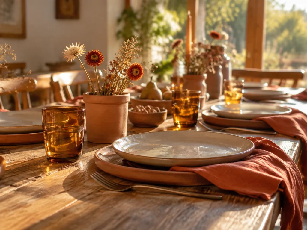 Organic Terracotta and Rust