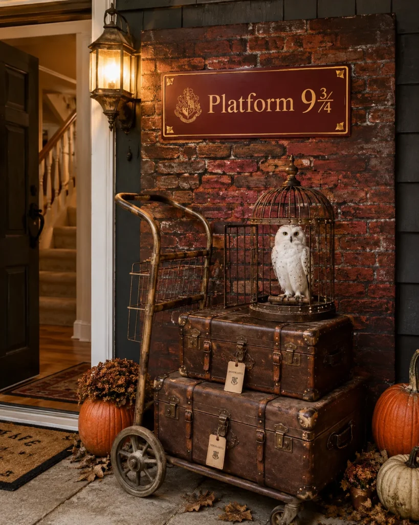 Platform 9¾ Brick Wall Entryway