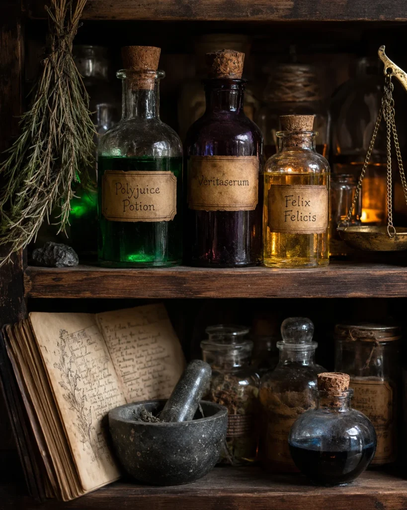 Potions Master Apothecary Shelf