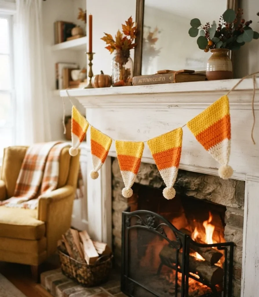 Retro Candy Corn Triangles