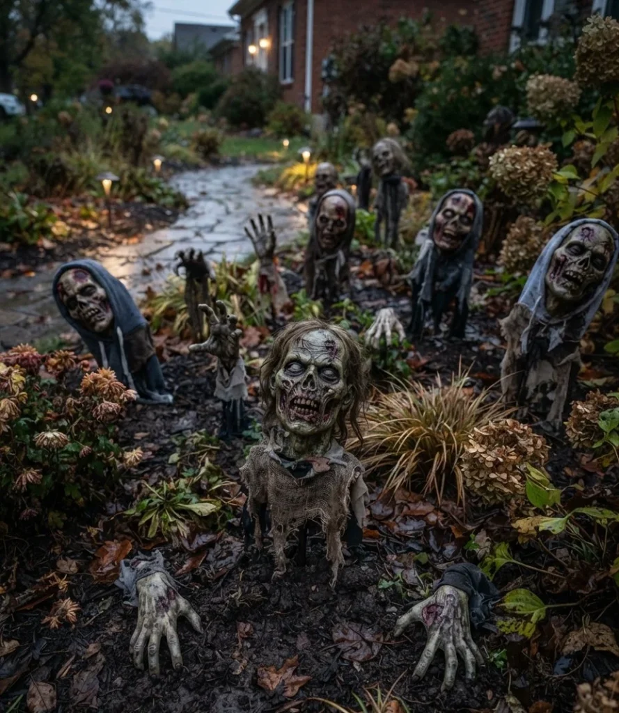 Rotting Zombie Garden Stakes