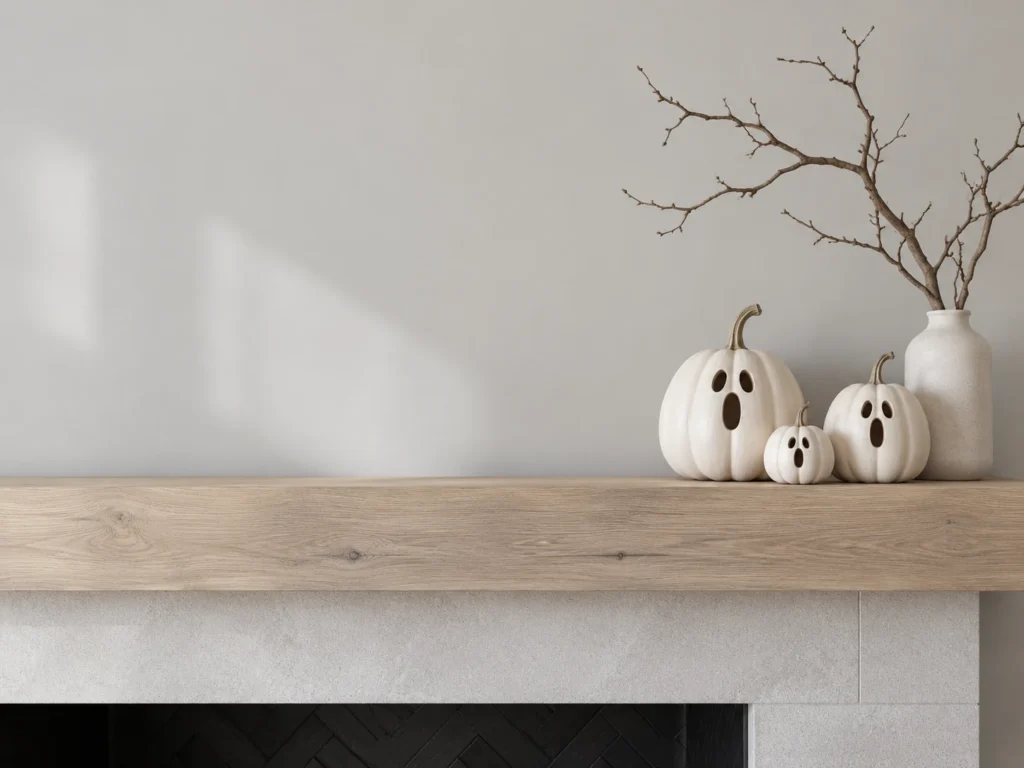 Scandi Ghost Pumpkin Minimalist