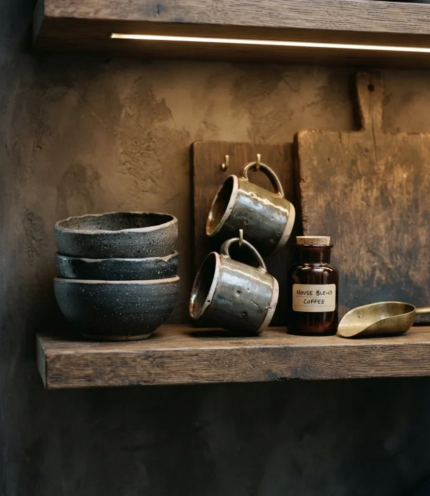 The Dark Stoneware Shelf Edit