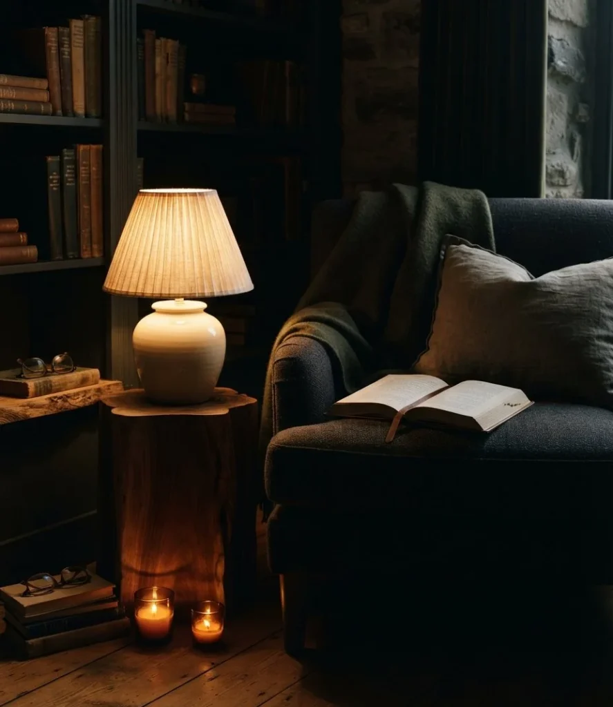 The Low Candlelight Reading Chair