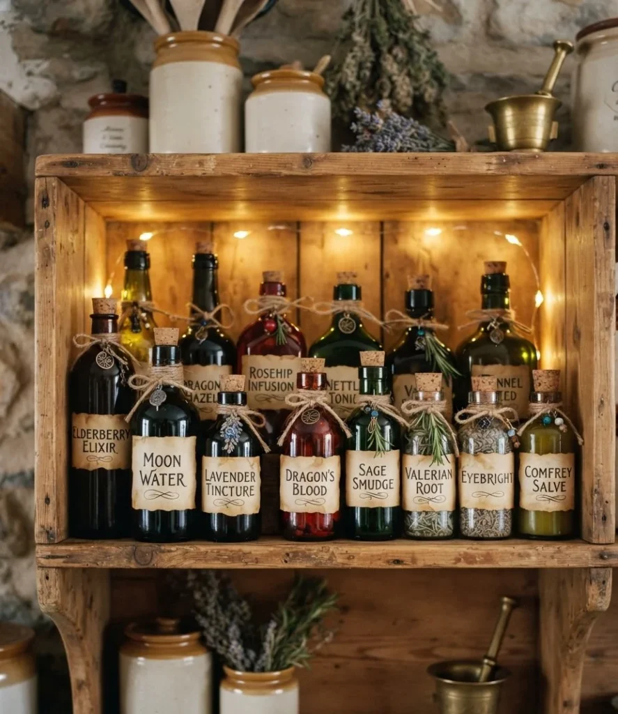 The Potion Apothecary Bottle Shelf