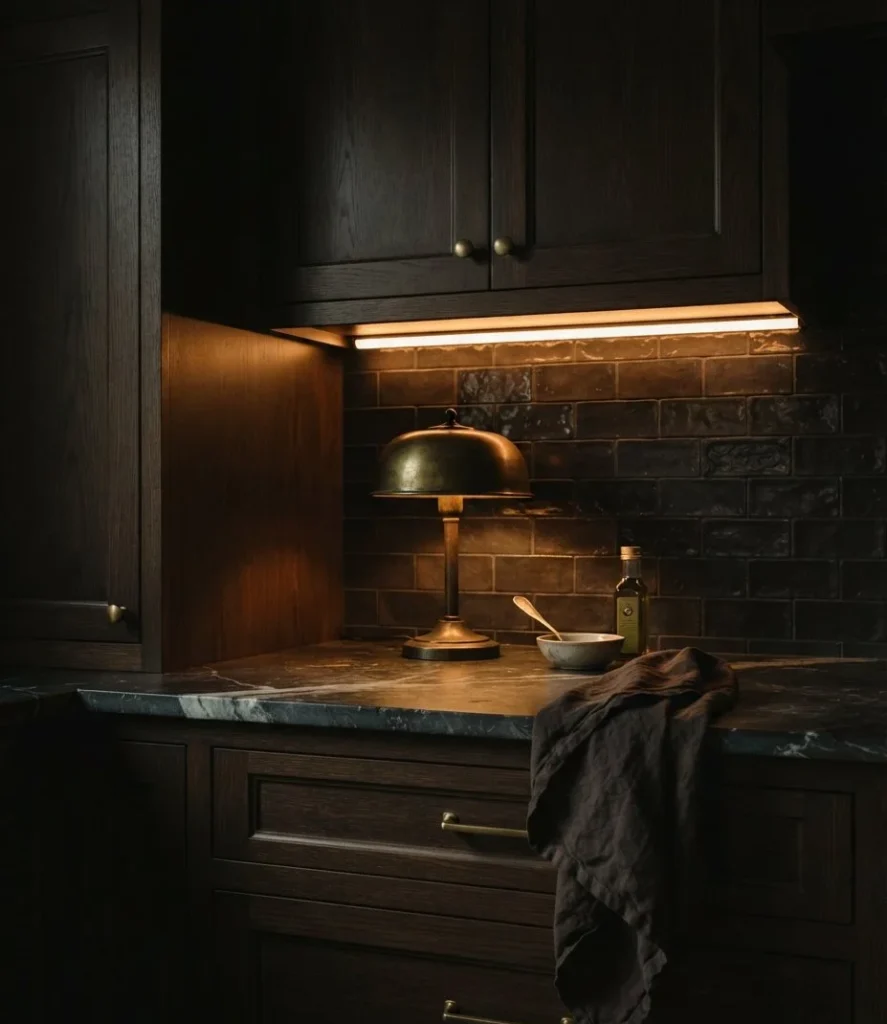 The Under-Cabinet Amber Glow