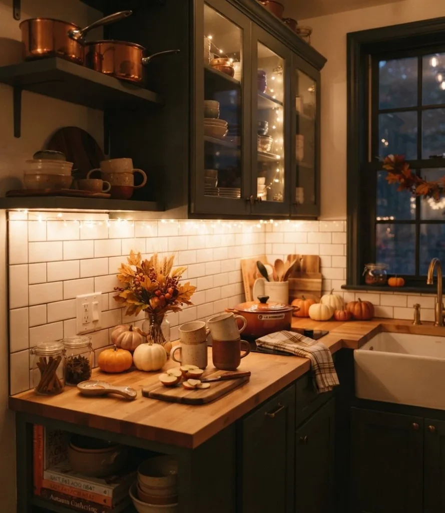 Under-Cabinet Fairy Light Warmth