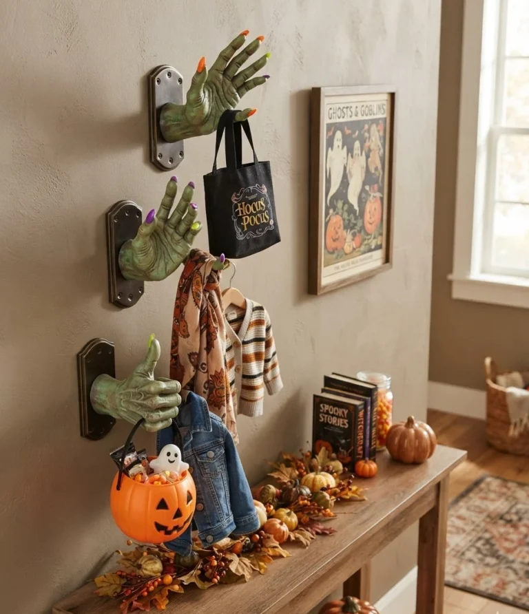 Waving Witch Hand Coat Hooks