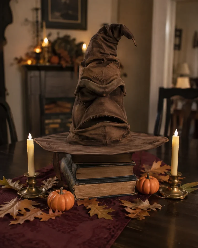 Weathered Sorting Hat Centerpiece