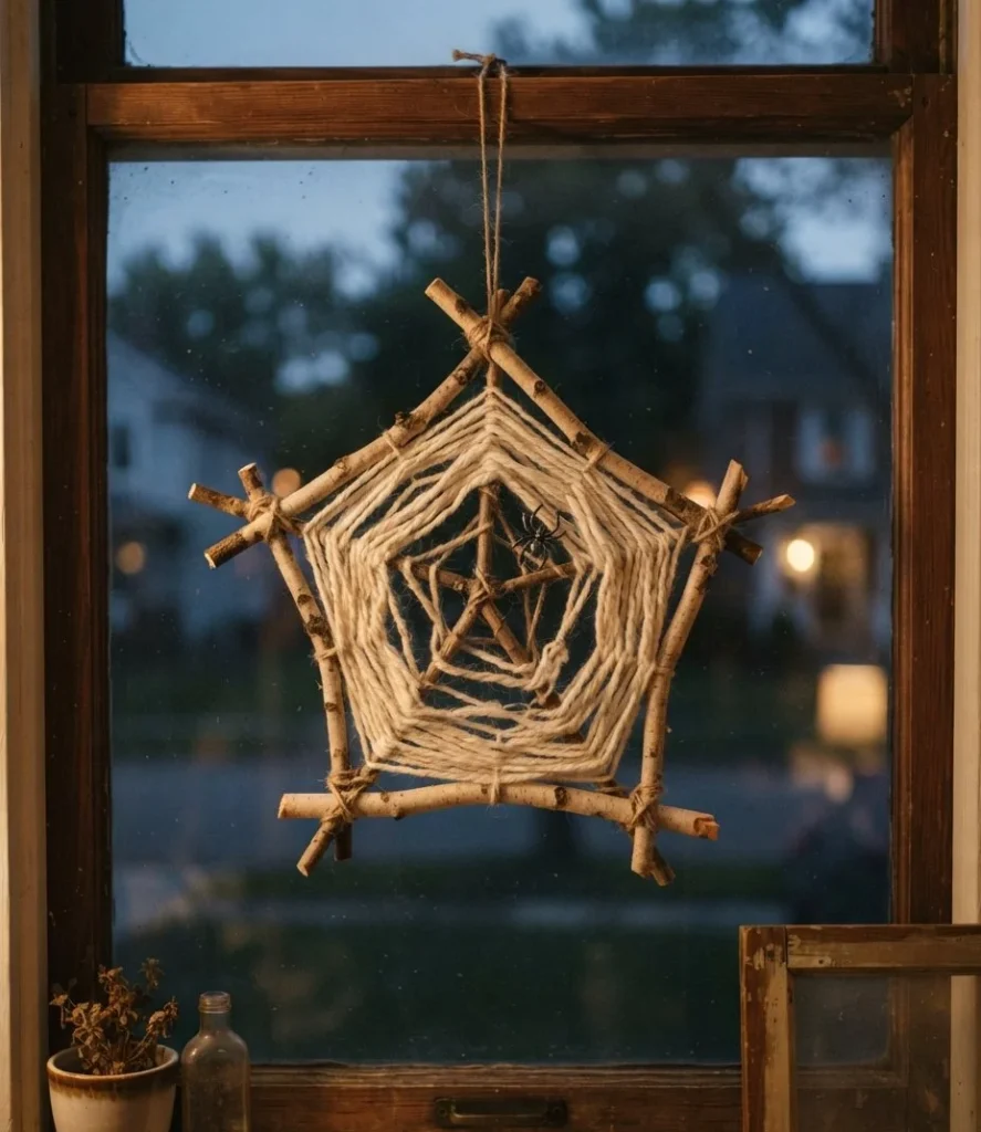 Yarn Spiderweb Weaving