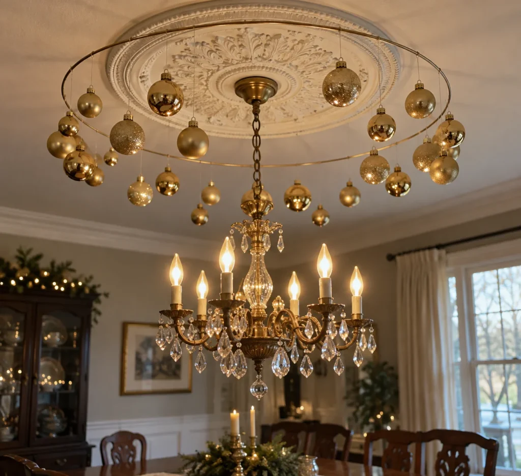 Chandelier Medallion Halo