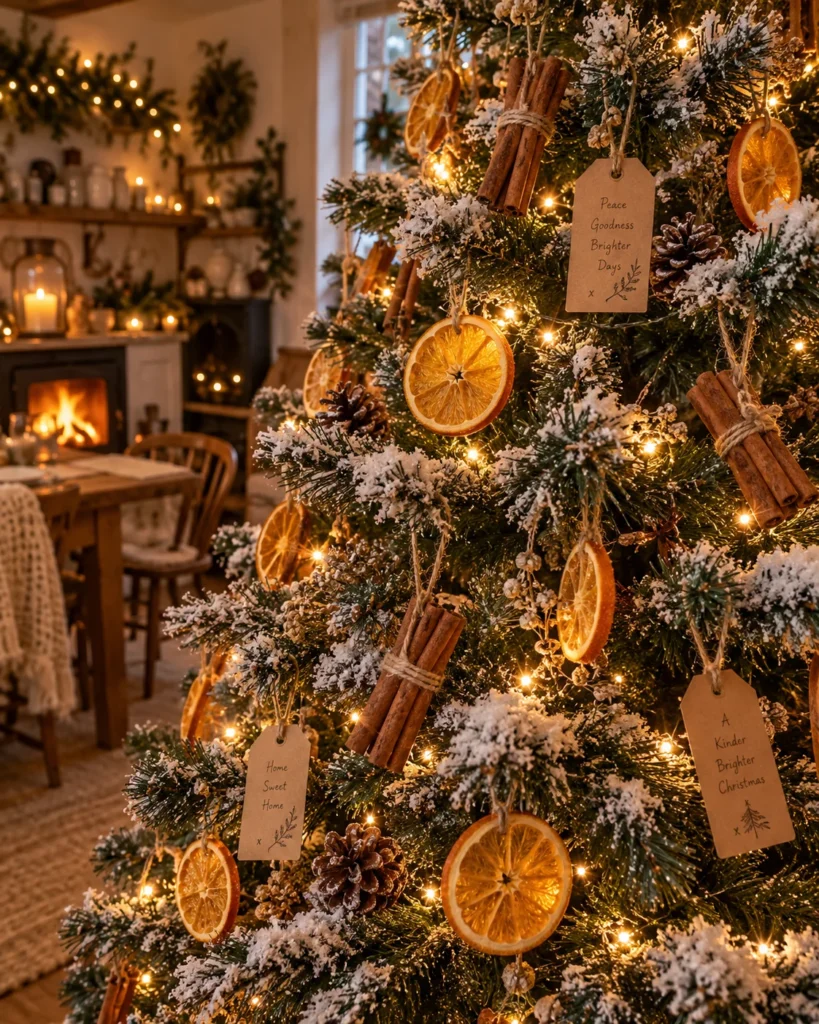 Cottagecore Tree With Dried Oranges