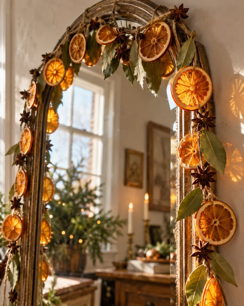 Dried Citrus Wheel and Star Anise Perimeter Garland