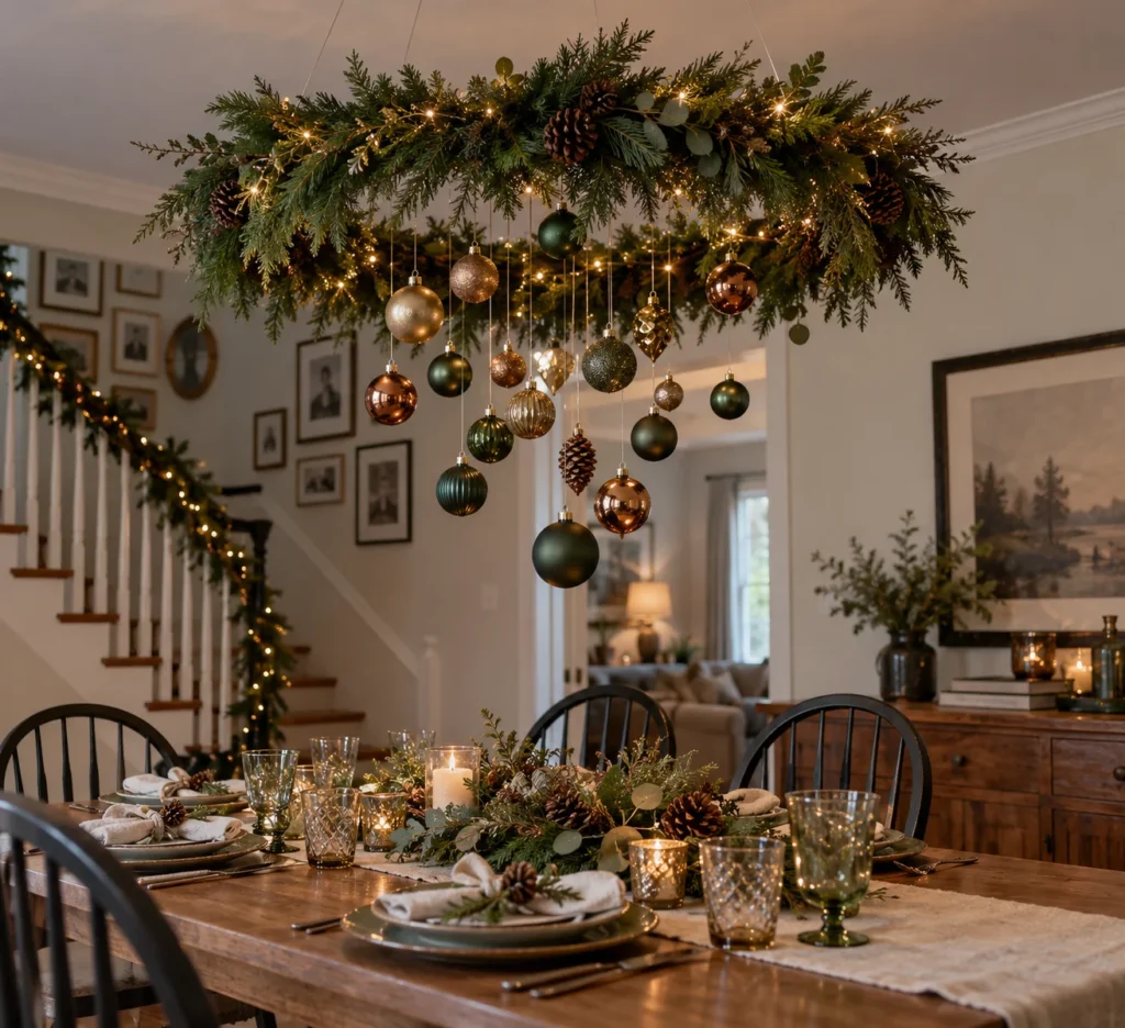 Horizontal Hula Hoop Greenery Wreath