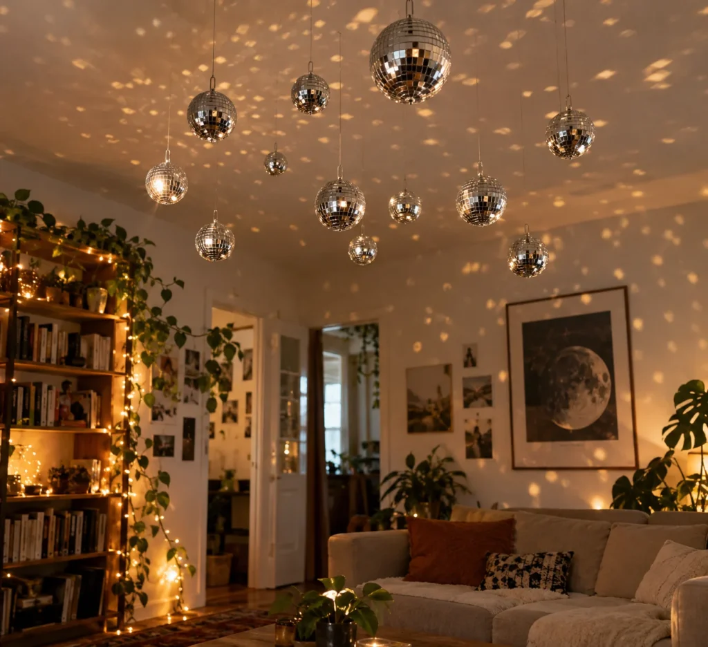 Mirrored Mini Disco Ball Galaxy