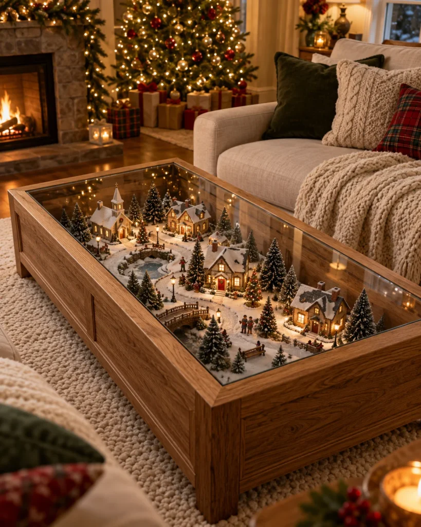 The Glass-Top Shadowbox Coffee Table Vitrine