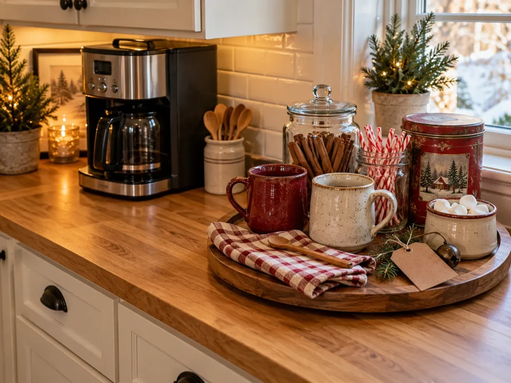 The Lazy Susan Cocoa and Coffee Station