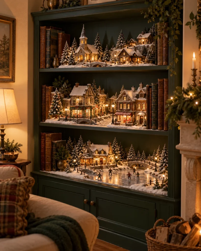 The Multi-Tier Bookshelf Town