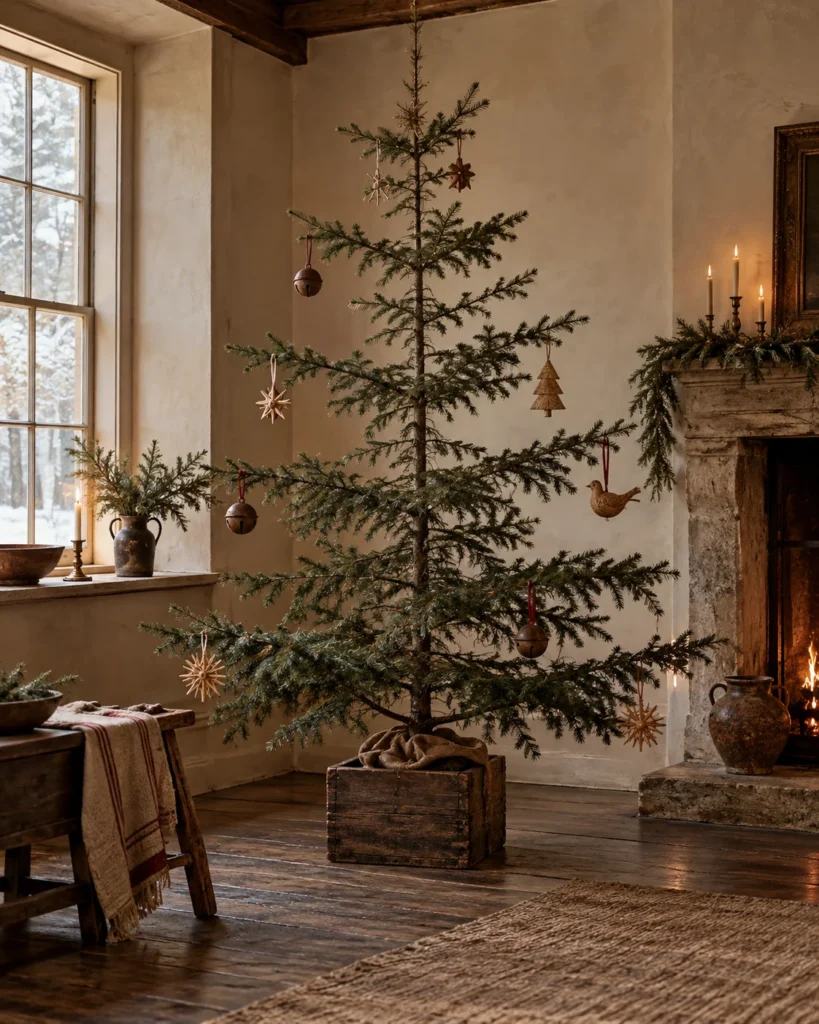 The Sparse Alpine or Feather Tree Silhouette