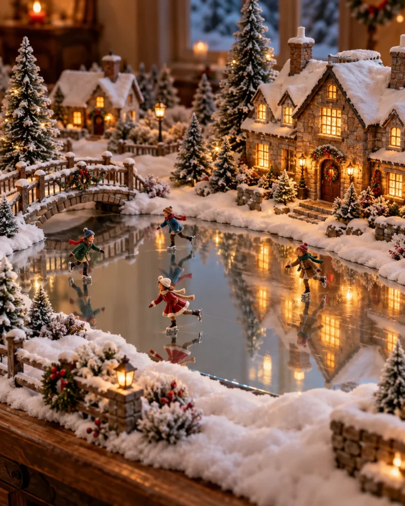 The Vintage Beveled Mirror Skating Pond