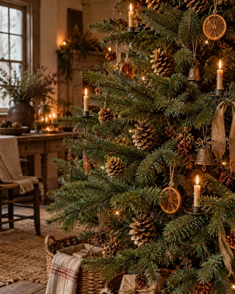 Warm Beeswax-Dipped Pinecones